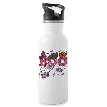 Halloween Boo Halloween-Kostüm - Trinkflasche mit integriertem Trinkhalm - Weiß - Rechts