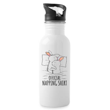 Hare - Water bottle with straw - white - Right