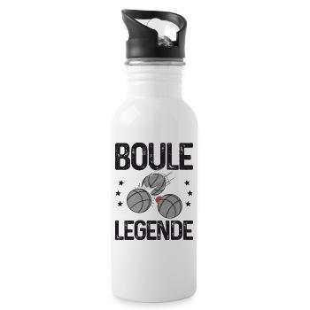 Tenue Boule Legend pour Bouler à Boulen Boule - Gourde avec paille intégrée - blanc - Droite