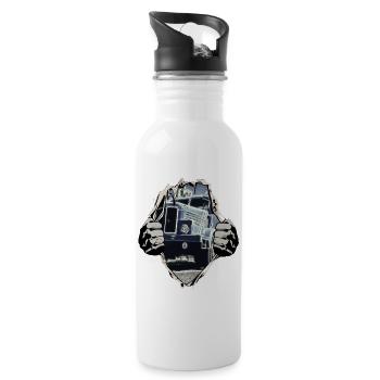Ifa H6 DDR Kipper sous la chemise - Gourde avec paille intégrée - blanc - Droite