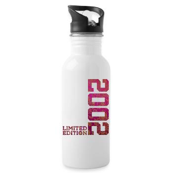 24TH ANNIVERSARY PINK LIMITED EDITION 2002 - Water bottle with straw - white - Right