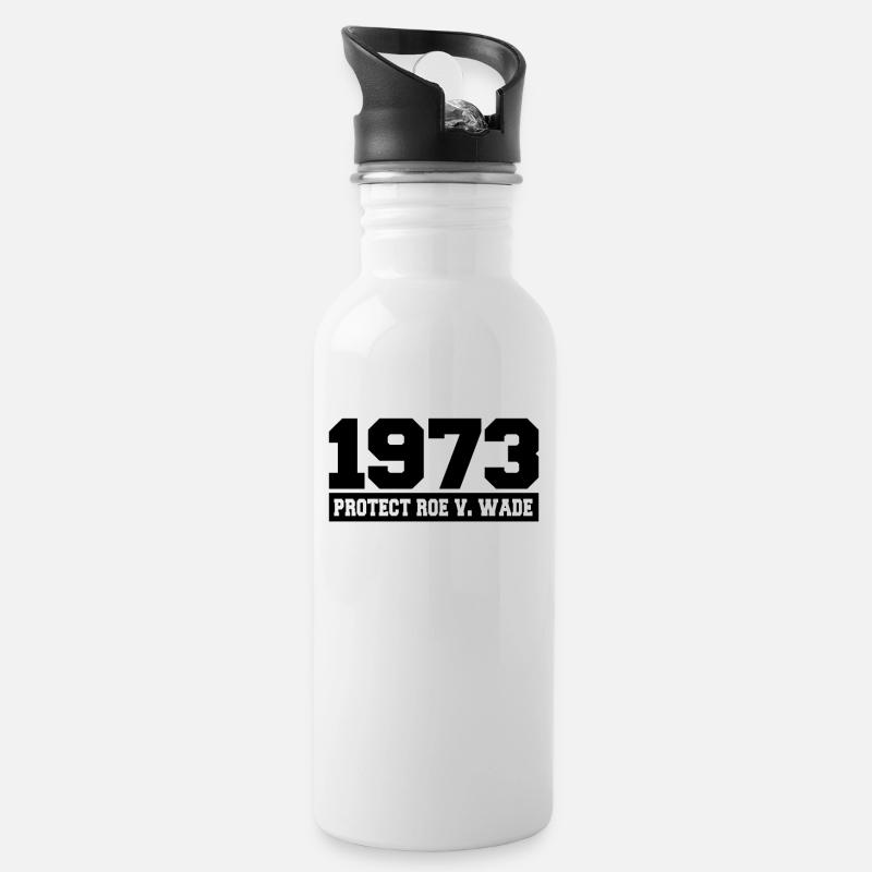 Roe contre Wade 1973 - Gourde avec paille intégrée - blanc