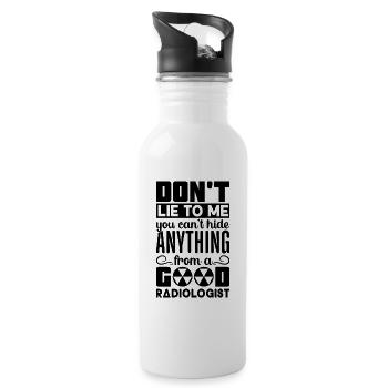 Radiology X-ray Technician X-ray Hospital - Water bottle with straw - white - Right