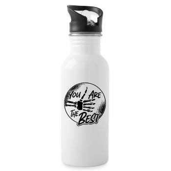Your Are The Best Radiologist Radiology X-Ray Tech - Water bottle with straw - white - Right