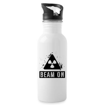 Beam On Rad Tech Radiologist Radiology X-Ray Xray - Water bottle with straw - white - Right