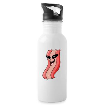 Speck cool - Trinkflasche mit integriertem Trinkhalm - Weiß - Rechts