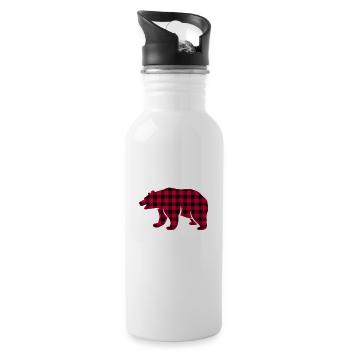 Mama Bear - Trinkflasche mit integriertem Trinkhalm - Weiß - Rechts