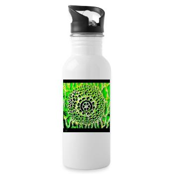 Door to Heaven - Trinkflasche mit integriertem Trinkhalm - Weiß - Rechts