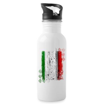 Italien Italienisch Rom Europa Italien Italien Mailand - Trinkflasche mit integriertem Trinkhalm - Weiß - Rechts