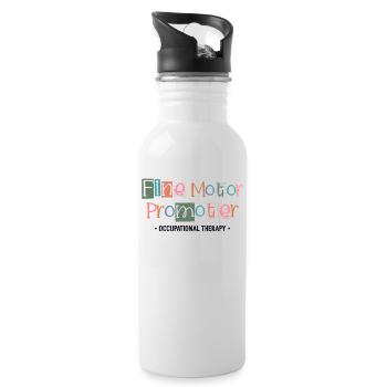 Promoteur de motricité fine ergothérapie ergothérapie - Gourde avec paille intégrée - blanc - Droite