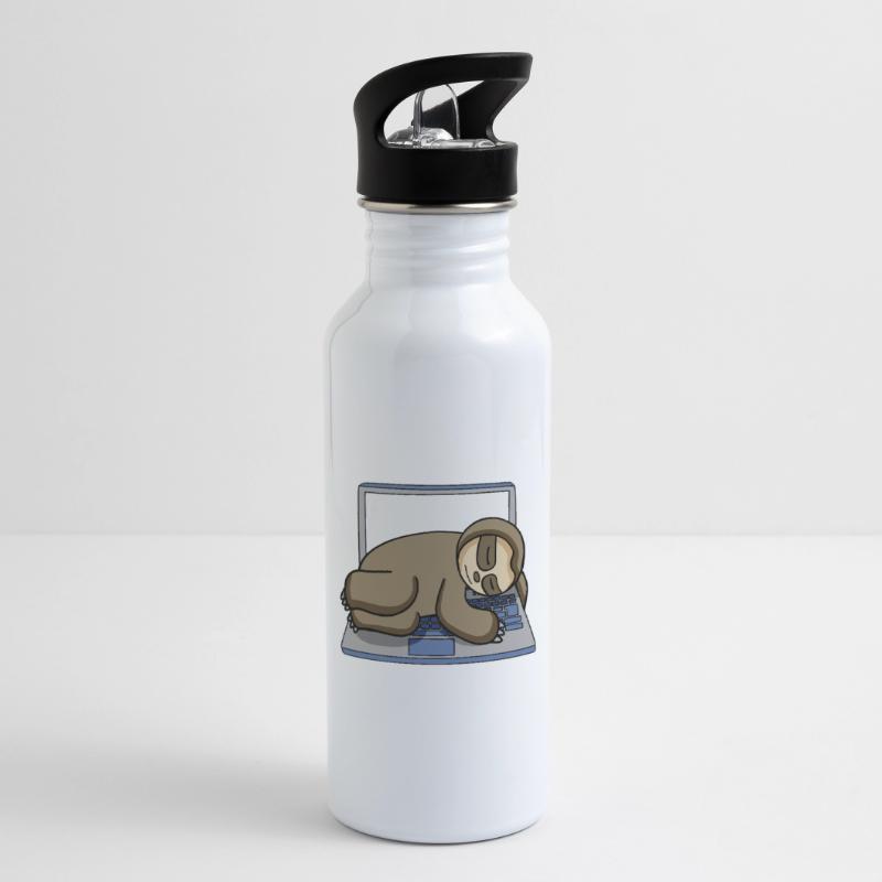 Computer Nerd Programmer Gift Water bottle with straw