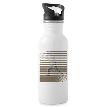 Handball Handball Player - Water bottle with straw - white - Right