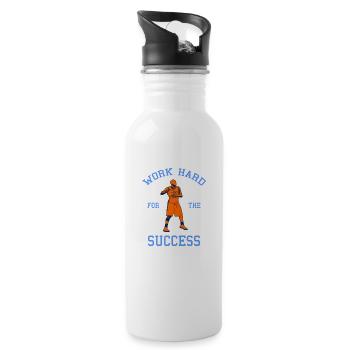 Motivation Basketball - Water bottle with straw - white - Right