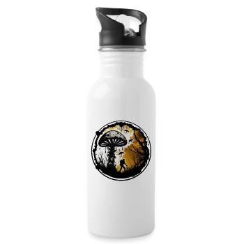 the last of - Water bottle with straw - white - Right