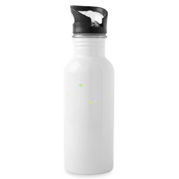 Shenanigans Koordinator Kindergärtnerin St - Trinkflasche mit integriertem Trinkhalm - Weiß - Rechts