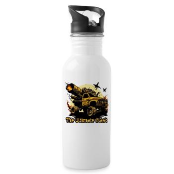 the ultimate Blast Monster Truck - Water bottle with straw - white - Right