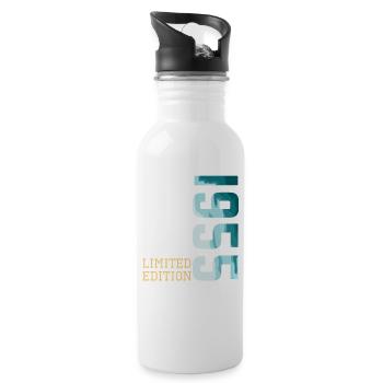 1955 Limited Edition - Trinkflasche mit integriertem Trinkhalm - Weiß - Rechts