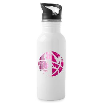 Basketball féminin Basketball féminin - Gourde avec paille intégrée - blanc - Droite
