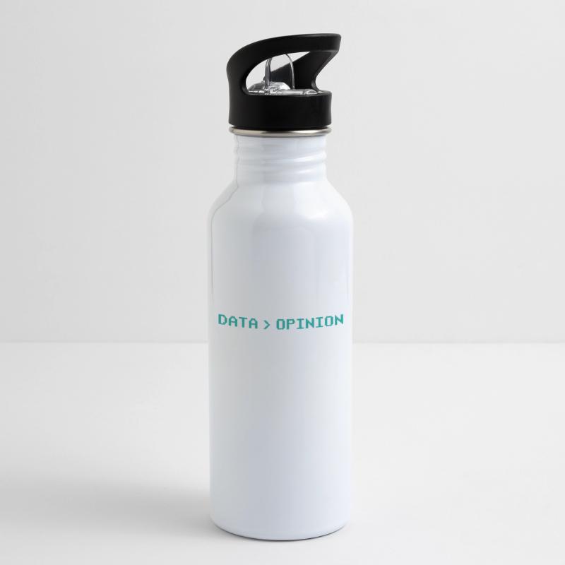 Data > Opinion Code Coder Coding Programmers Water bottle with straw