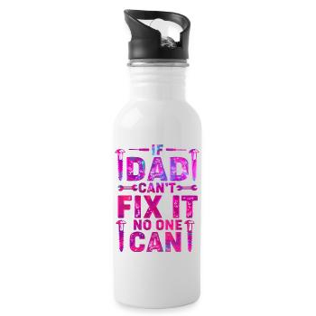 Opa, Oma, Opa, Oma, Papa, Mama, - Trinkflasche mit integriertem Trinkhalm - Weiß - Rechts