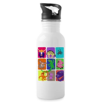 Pet Shop - Water bottle with straw - white - Right