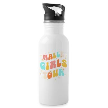 Malle Girls Tour - Water bottle with straw - white - Right