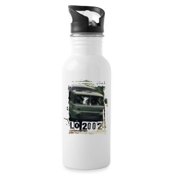 Robur LO 2002 DDR - Trinkflasche mit integriertem Trinkhalm - Weiß - Rechts