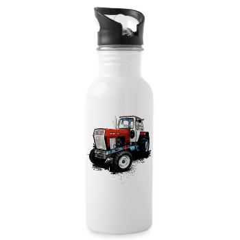 Fortschritt Tractor ZT 300 - Water bottle with straw - white - Right