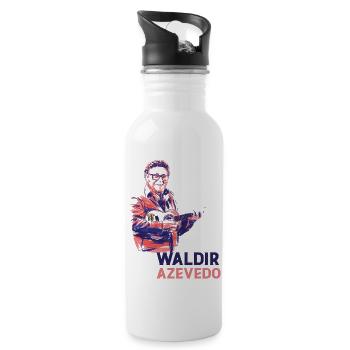 Waldir Azevedo - Trinkflasche mit integriertem Trinkhalm - Weiß - Rechts