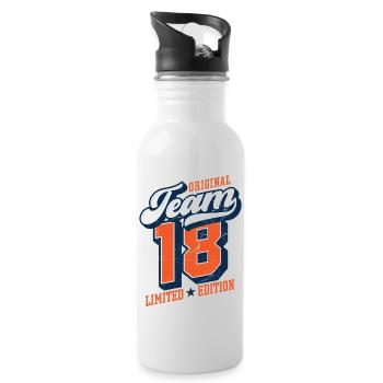 Original Team 18 - Limited Edition - Water bottle with straw - white - Right