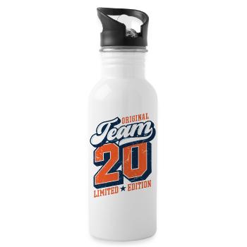 Original Team 20 - Limited Edition - Water bottle with straw - white - Right