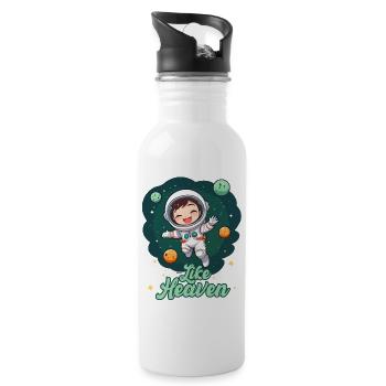 Like Heaven - Astronaut - Water bottle with straw - white - Right