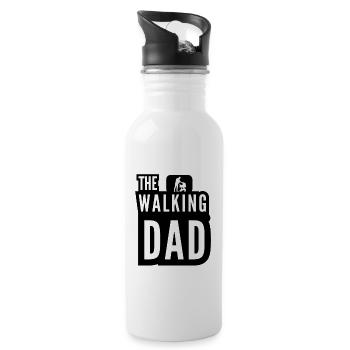 The Walking Dad Daddy Stroller White Black - Trinkflasche mit integriertem Trinkhalm - Weiß - Rechts
