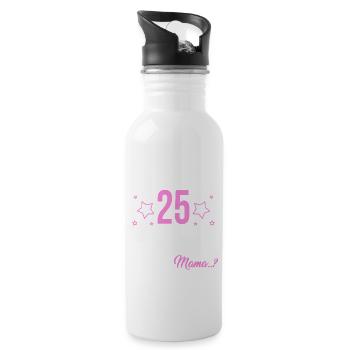 Finally 25 I can do everything I know everything - Water bottle with straw - white - Right