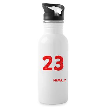 Enfin 23 je peux tout faire, je sais tout - Gourde avec paille intégrée - blanc - Droite
