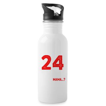 Finally 24 I can do everything I know everything - Water bottle with straw - white - Right
