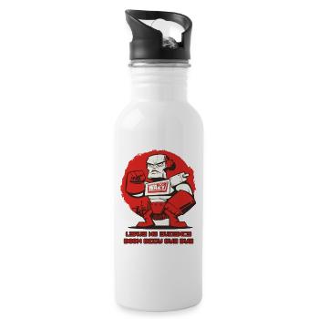 Leaving no evidence: Robots of the atomic era - Water bottle with straw - white - Right
