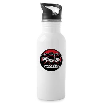 Baseball Team Parody: The Snoring Noses - Water bottle with straw - white - Right