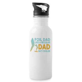 Foil Dad Wing Foil Wingsurfing Foil Wing - Water bottle with straw - white - Right