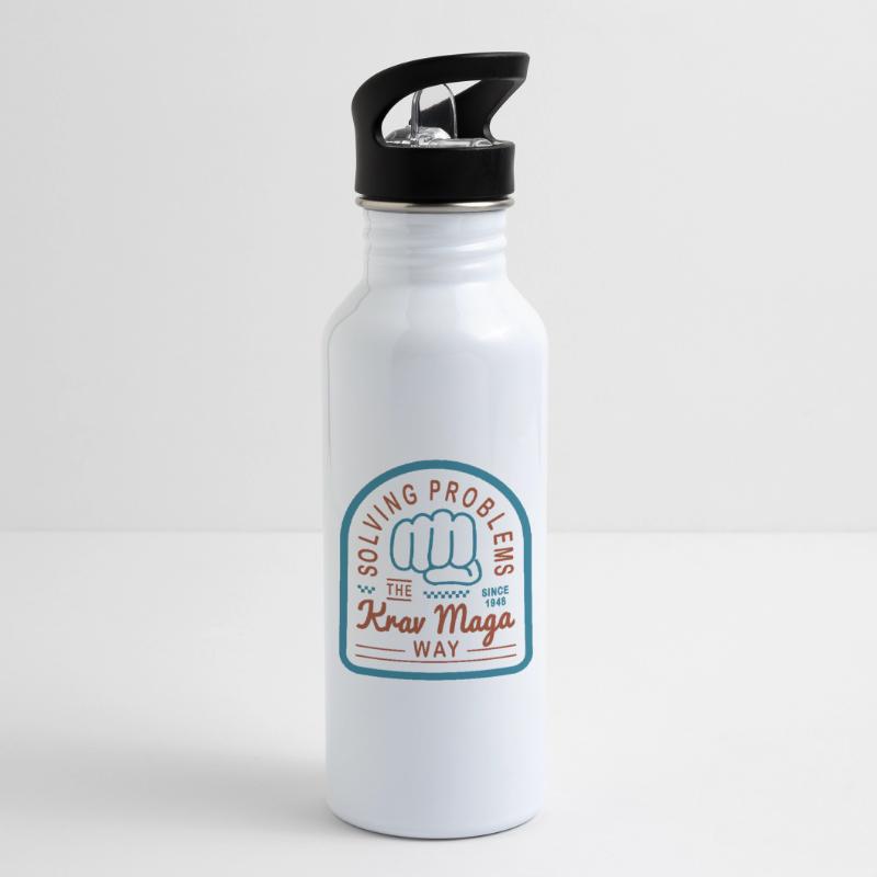 Solving problems the Krav Maga way Water bottle with straw