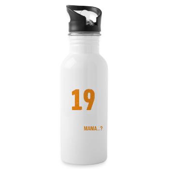 Finally 19 I can do everything I know everything - Water bottle with straw - white - Right