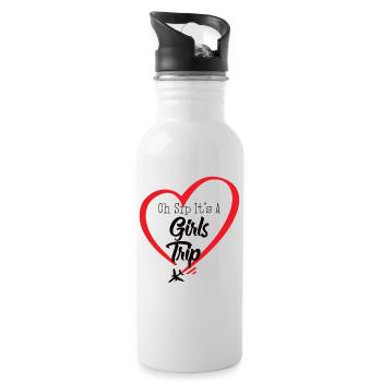 Filles Week-end Femmes Filles Voyage - Gourde avec paille intégrée - blanc - Droite