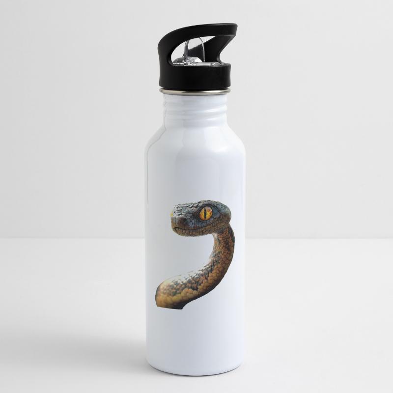 Snake Python Cobra Mamba Rattlesnake Snake Water bottle with straw