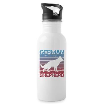 Sheepdog - Water bottle with straw - white - Right