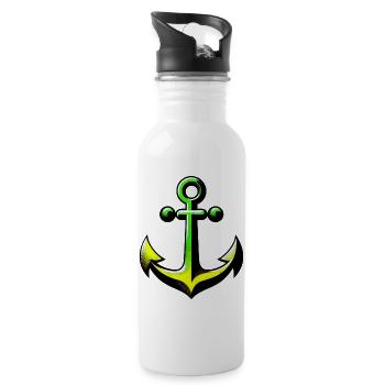 An Anchor - Water bottle with straw - white - Right