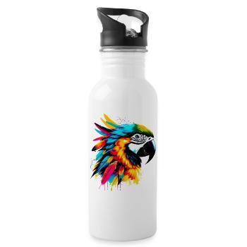 Parrot - Water bottle with straw - white - Right