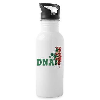 It's In My DNA - Trinkflasche mit integriertem Trinkhalm - Weiß - Rechts