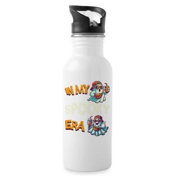 In My Spooky Era Halloween Ghosts - Water bottle with straw - white - Right