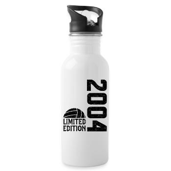 20th Anniversary 2004 Limited Edition Volleyball - Water bottle with straw - white - Right