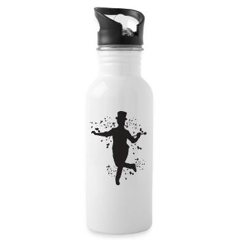 Tap Dancers Tap Dancing Kids Tap Dance - Water bottle with straw - white - Right